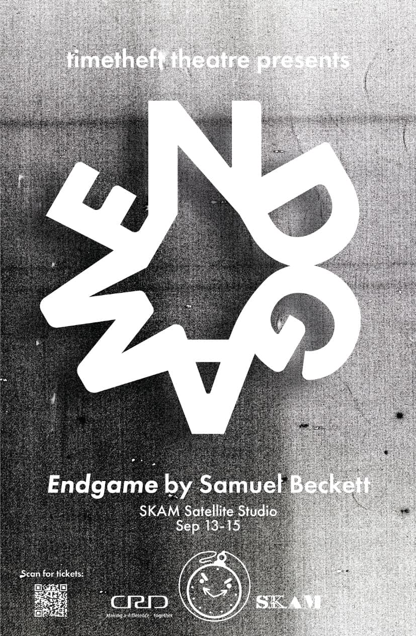 Endgame by Samuel Beckett production poster